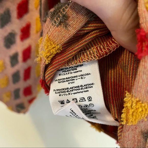 NWT FREE PEOPLE Magic Carpet Tee In Red - Picture 9 of 10